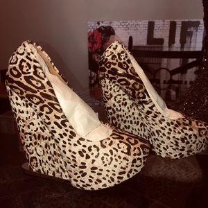 L.A.M.B. Dorothee Wedge Heels